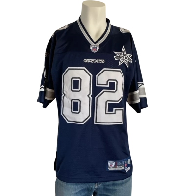 Reebok Dallas Cowboys 50th Anniversary M Jason Witten #82 Blue NFL Replica Jersey