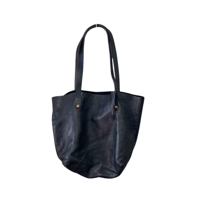 Charlie Middleton Womens Black Napa Mini Tote