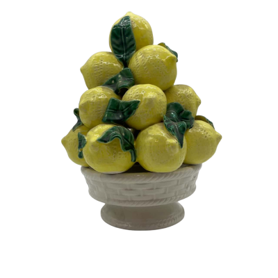 Ceramic Lemon Tree Basket
