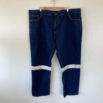 Bisley Blue Taped Denim Jeans Mens Size 6XL/122S