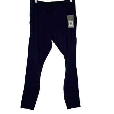 Womens  Size L Slim Fit Pants Navy Blue 