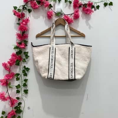 Victoria's Secret Womens Tote Bag Cream 