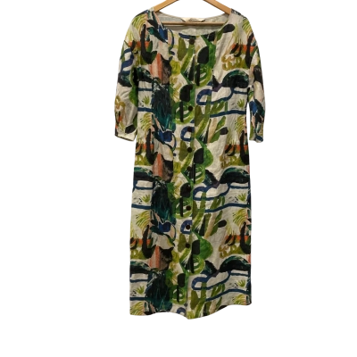 SOENCER SKAKESPEARE  X Gorman Womens  Size 12 Casual /Button Down Dress Multicoloured / Pattern 