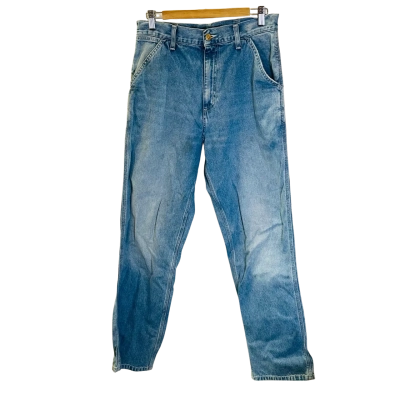 CARHARTT Size 28 Straight Leg Jeans Blue 
