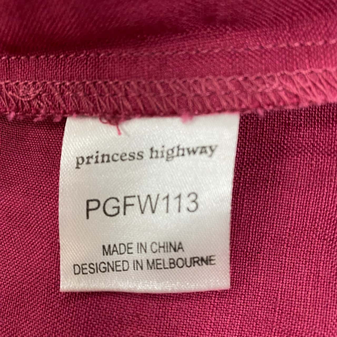 Princess Highway Womens Size 6 Mini Dress Raspberry Color BNWT(s)