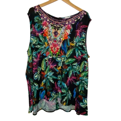 W.Lane Womens  Size 20 Singlet Top Floral / Multicoloured 