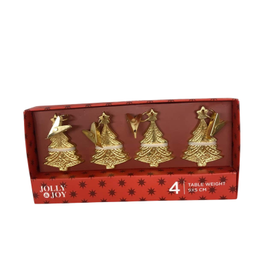 Christmas Table Wights Gold - NEW