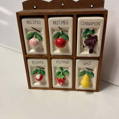 Antique wooden Spice Rack