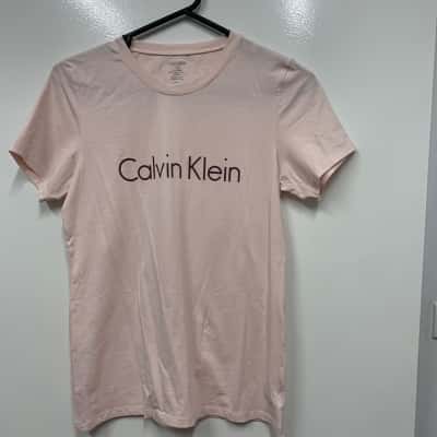 Womens, Calvin Klein T-shirts Beige Size M