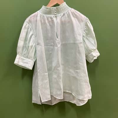 Country Road SS GTHD Blouse, Mint, Size 8