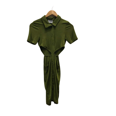 RUNAWAY Womens  Size 8 Mini Dress Green 
