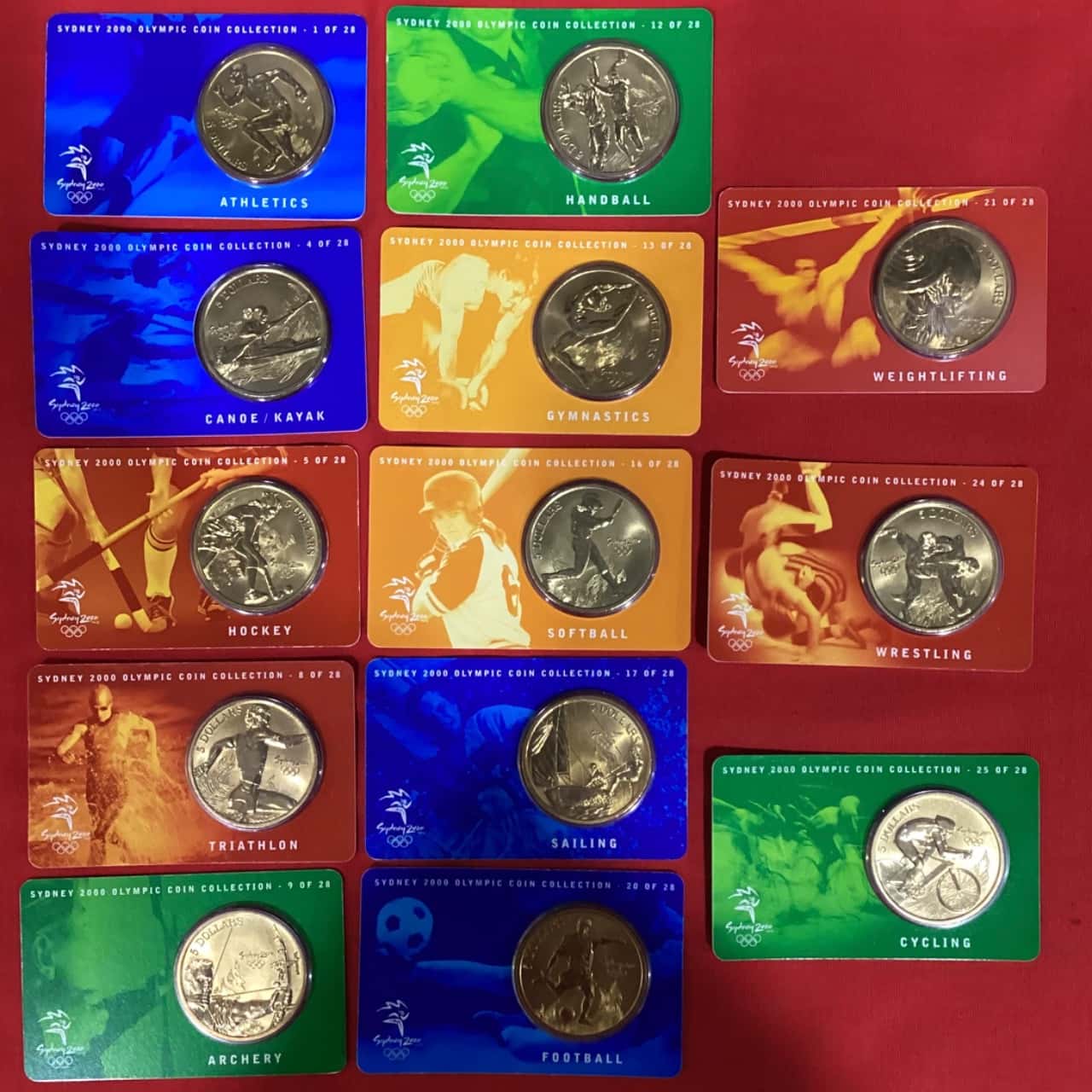 Olympic 2000 coin collection INCOMPLETE(s)