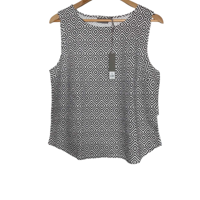 Suzannegrae Women's Size L Singlet Top Chalk Colour