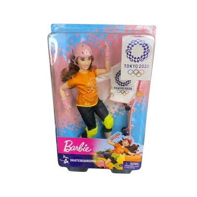 Tokyo 2020 Olympics Skateboarding Barbie doll 