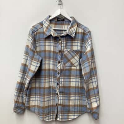 White Fox Mens  Size S/M Checked / Flannel Shirt Multicoloured 