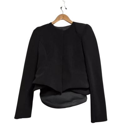 Alex Perry, Womens, Size 8, black jacket with shoulder pads