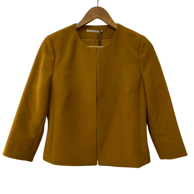 Jane Lamerton Womens  Size 10 Blazer Mustard 