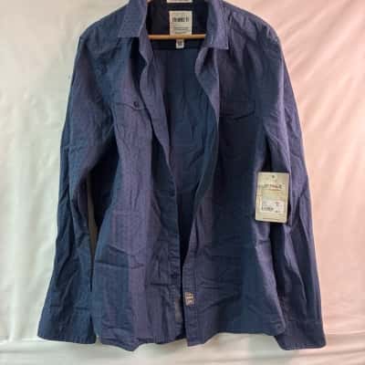  I11-ONE-11 Mens  Size XL Long Sleeve Shirt Blue 