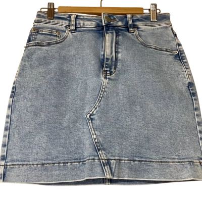 Brand New - Decjuba Denim Mini Skirt - Size 8