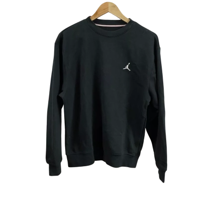 Nike Jordan Mens  Size S Brooklyn Crewneck Black/White 