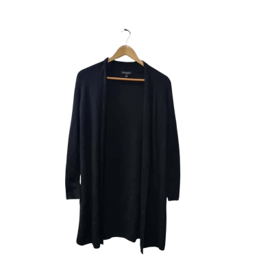 Banana Republic Women's Size M Longline Cardigan in Black  