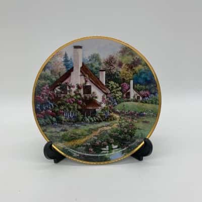 Franklin Mint 'A Cozy Glen' Limited Edition Collector Plate [B#07]