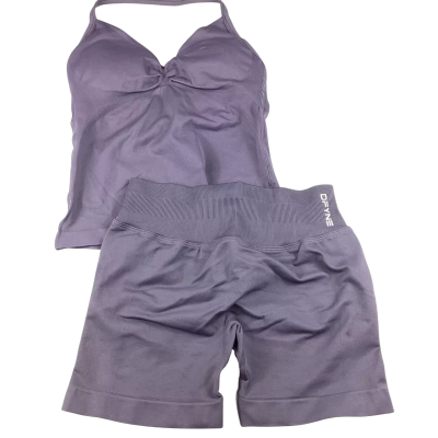 DFYNE Top & Bike Shorts - Grey Size S 