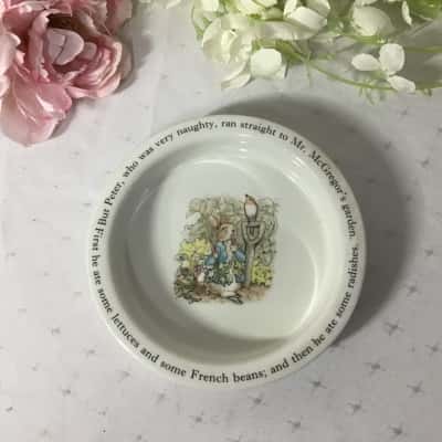 Wedgwood Frederick Warne Peter Rabbit Porcelain Rimmed Cereal Bowl(