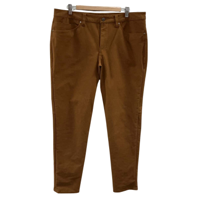 Lululemon Mens Size 36 Straight Leg Pants Brown 