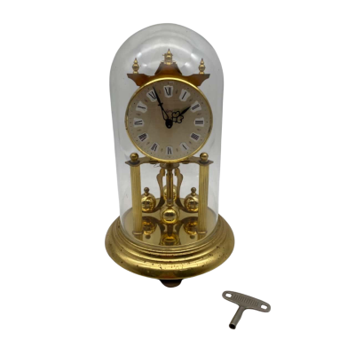 Vintage Brass German Koma Anniversary Clock