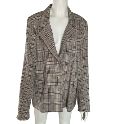Calli Womens Jacket NEW WITH TAGS- Size 14 Checked 