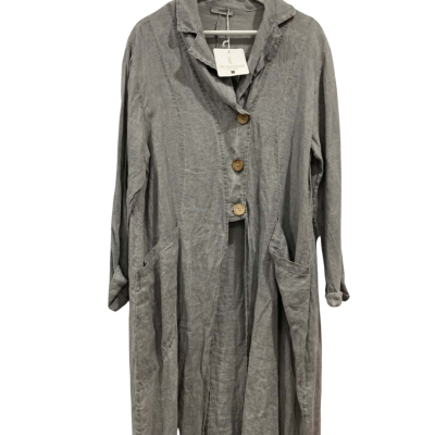 The LINO LOUNGE  Size L Grey Duster 