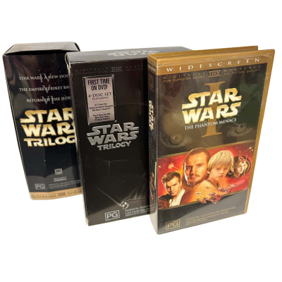Star Wars Pack -DVD Box Set/VHS Box Set/Single VHS
