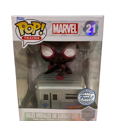 Miles Morales On Subway Car 