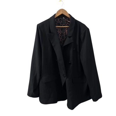 Taking Shape Black Button Up jacket - Size 24