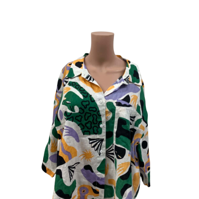 Gorman Womens  Size 18 print Green / Multicoloured / Orange / Purple 