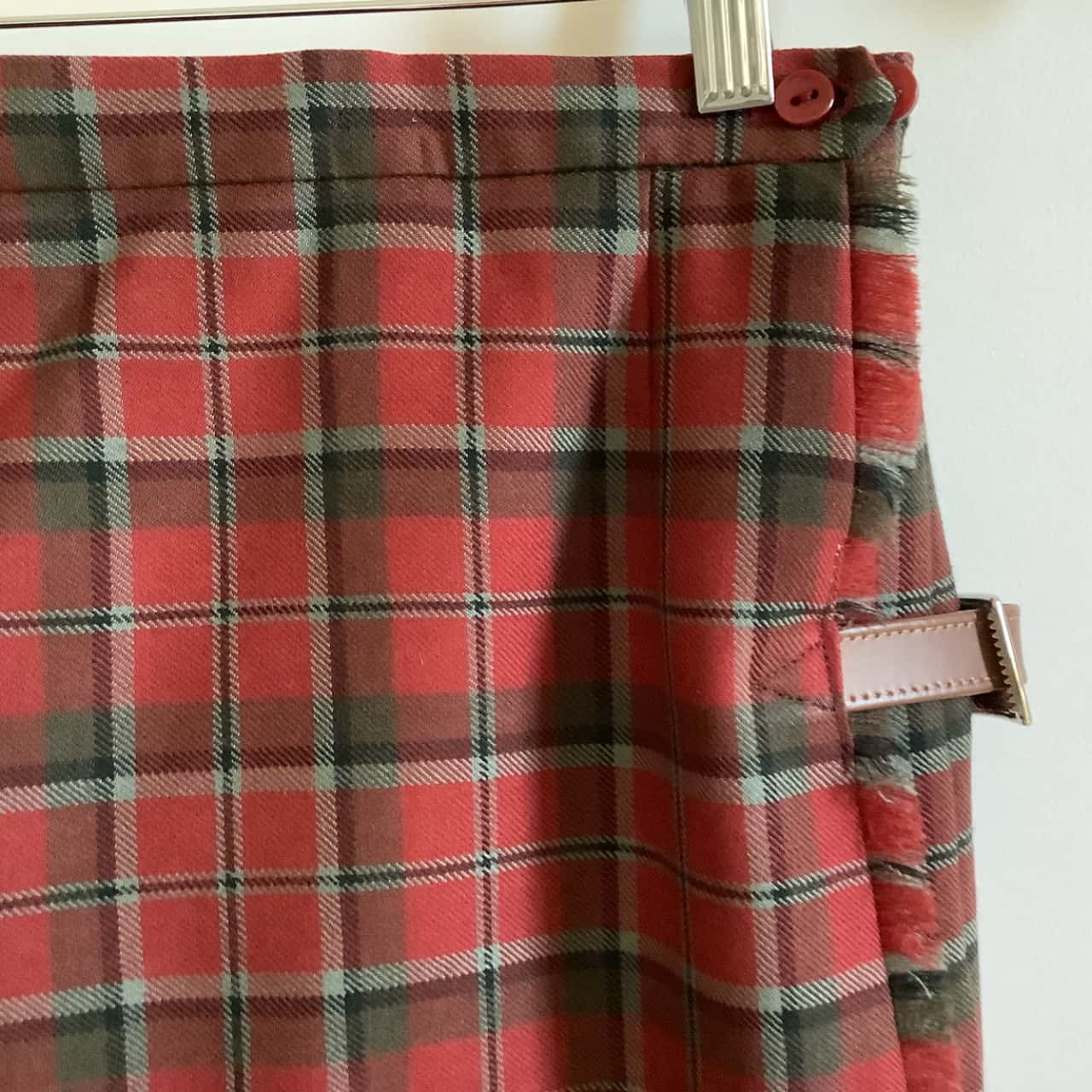 Vintage Fletcher Jones Tartan Skirt Size 12