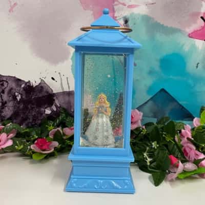 Light up princess glitter lamp