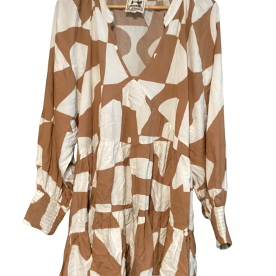 Jaase dress  Size L Brown / White 
