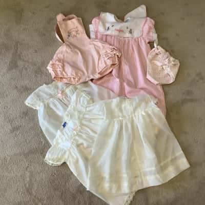 Vintage*  Six Vintage Baby Outfits.  Size 6mths- 22mths 