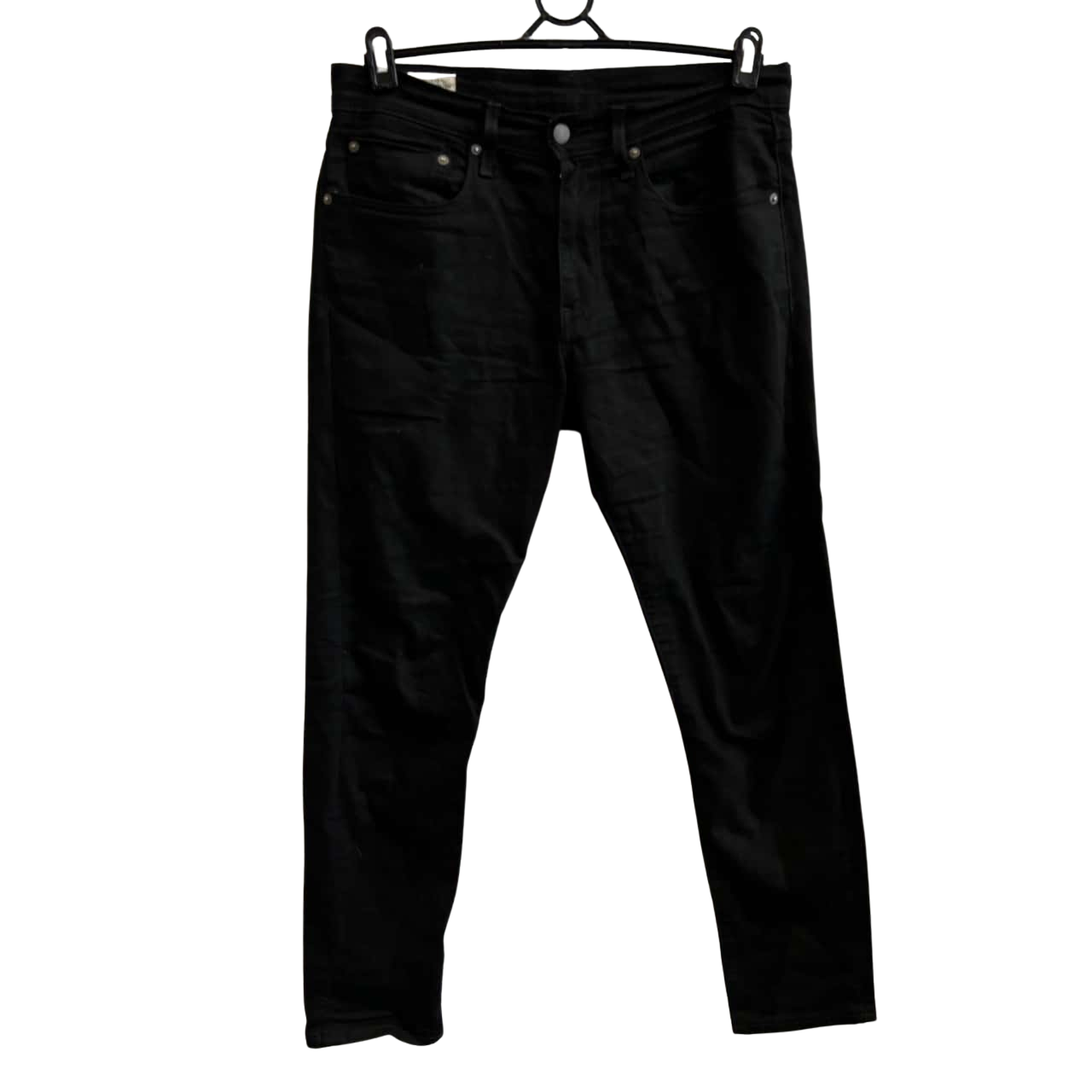 Levis 512 Mens Size 31 Slim Taper Jeans Black (s)