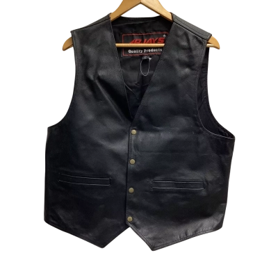 Rajahs Mens  Size L Vest Black  