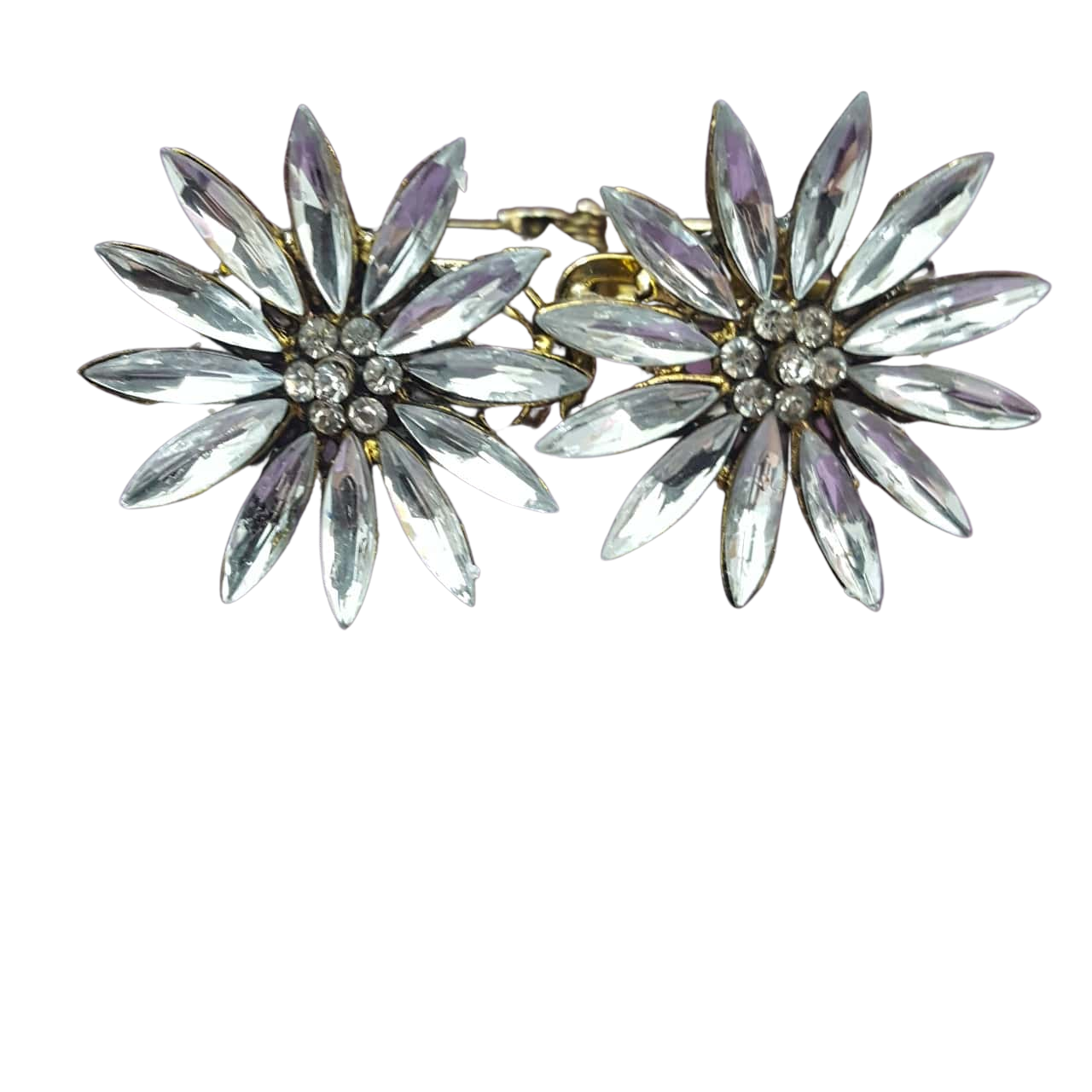 silver Jewelry Setsilver plated JewelryFlower Necklace+Bangle+Earring+Ring Set SMTS444