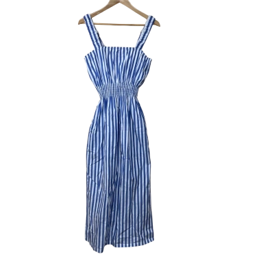 Brand New - Oxford Striped Cotton Dress - Size 10