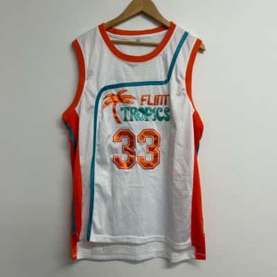 Semi Pro Flint Tropics Mens Size XL White Jersey