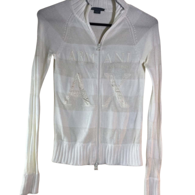 Armani Exchange Womens  Size XS White Knitted 