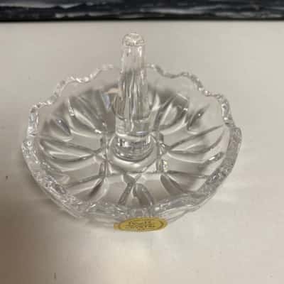 Womens Ring holder Made in Italy Crystal Rock 
