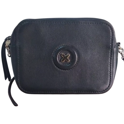 MIMCO Fantasy Cross Body Bag - Black Leather