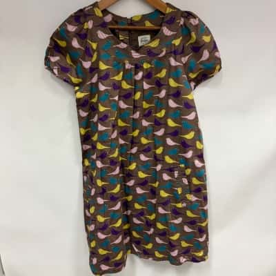 Mini Boden Kids Size 9 Birdy Smock Dress