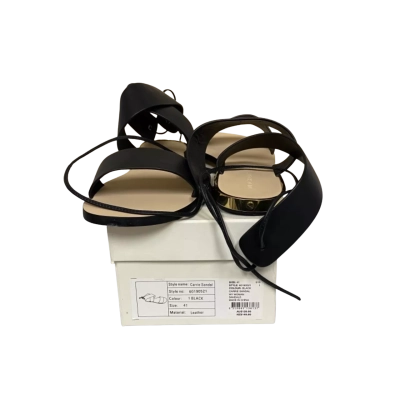 Witchery Womens  Size 41 Sandals Black  / Gold 